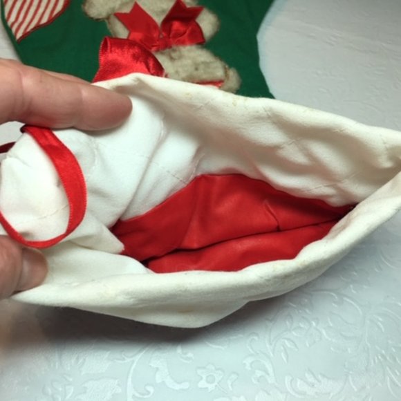 Vintage Gorham Beary Christmas Stocking - Picture 9 of 9